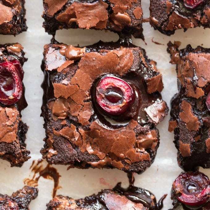 Chocolate Cherry Brownies Recipe
