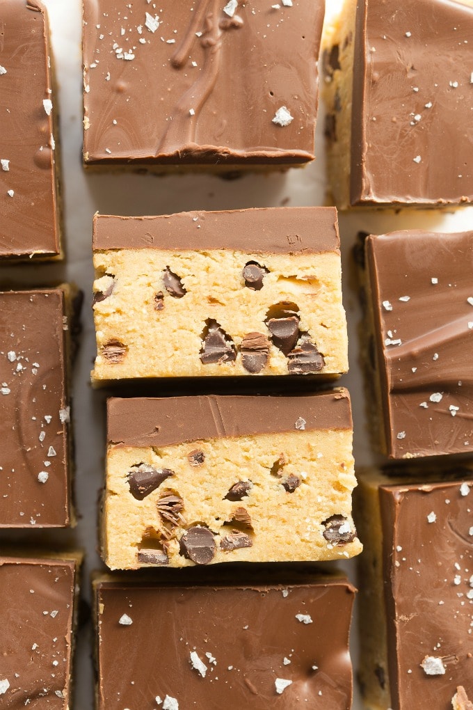 no bake cookie dough bars