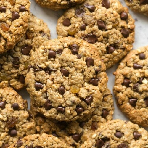 Paleo and Keto Noatmeal Oatmeal Raisin Cookies Recipe