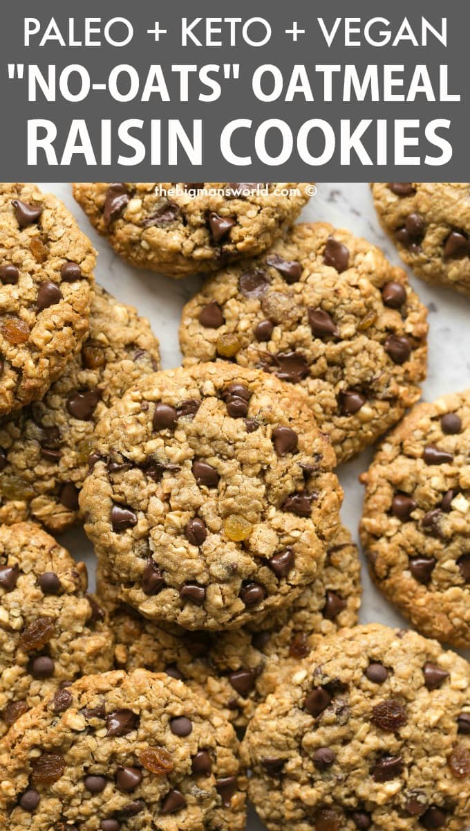 keto oatmeal cookies. 