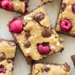 soft and gooey raspberry cookie bars recipe
