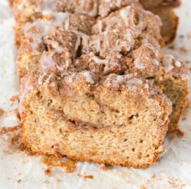 Moist and tender cinnamon swirl banana bread recipe