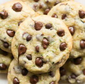Keto vegan and paleo chocolate chip zucchini cookies recipe