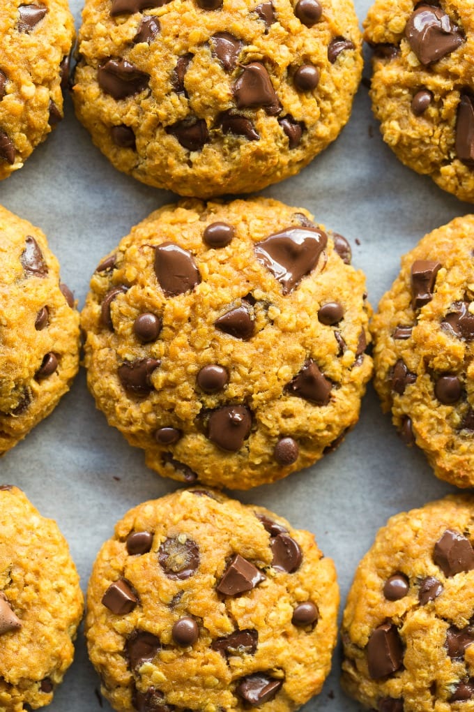 Healthy Pumpkin Breakfast Cookies Recipe without flour and without eggs