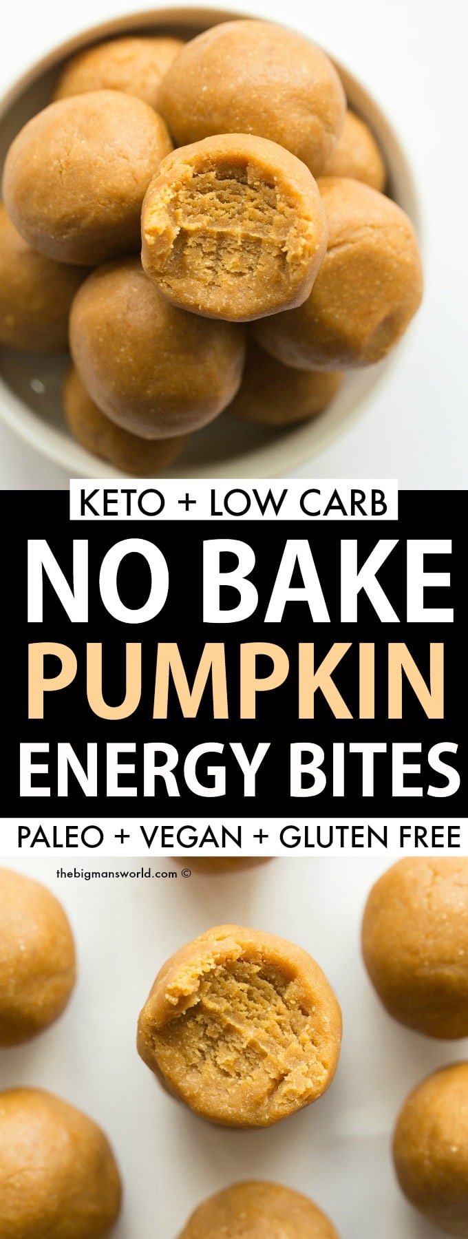 Easy Paleo Vegan No Bake Pumpkin Pie Energy Balls Recipe