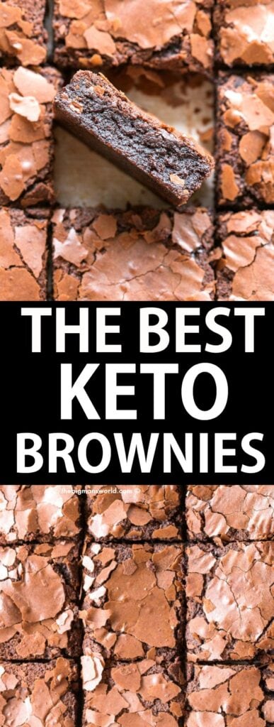 Best Fudgy Keto Brownies (Award Winning Recipe!) - The Big Man's World