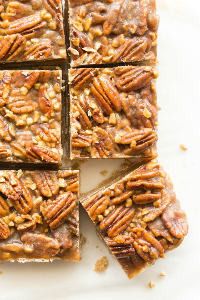 low carb pecan pie bars.