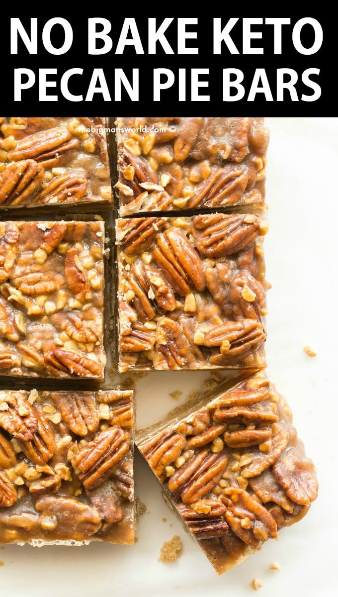 Keto Pecan Pie Bars Recipe