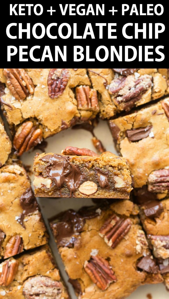 Butter Pecan Keto Blondies Recipe