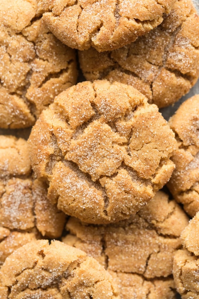 Keto Cinnamon Sugar Cookies- keto vegan cookie recipe
