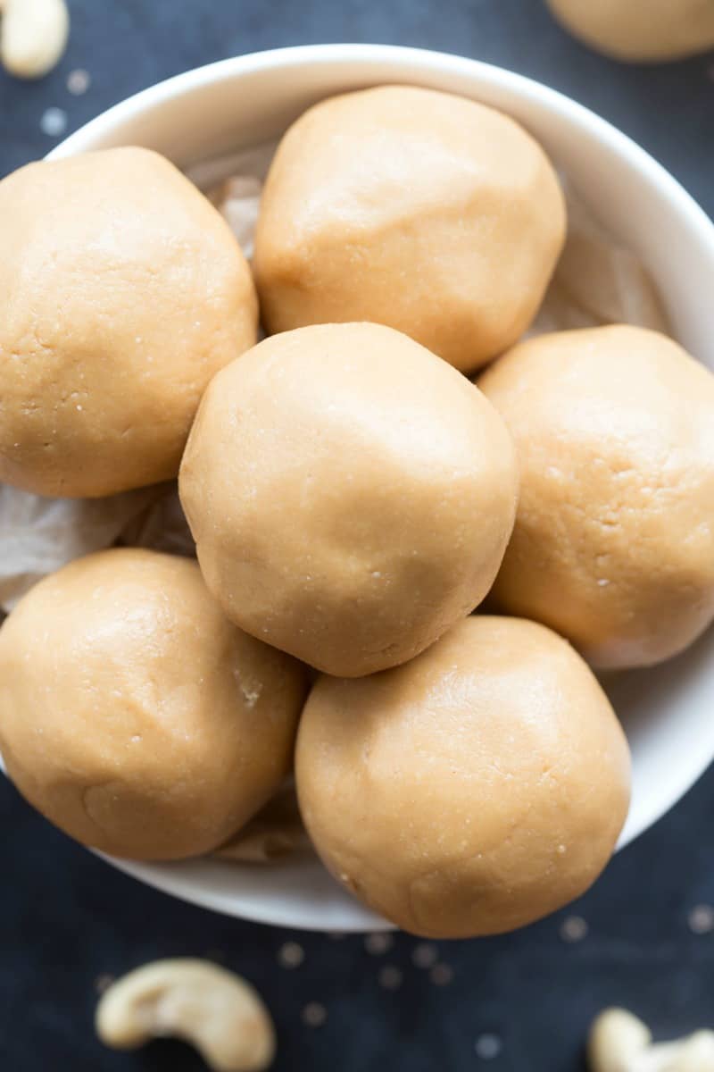 cashew butter balls. 