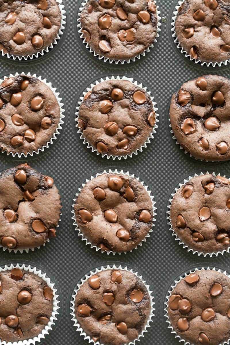 Low Carb Double Chocolate Muffins