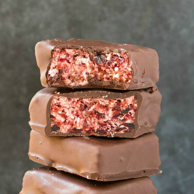 Chocolate Cherry Fat Bombs Keto Vegan No Bake The Big Mans World 