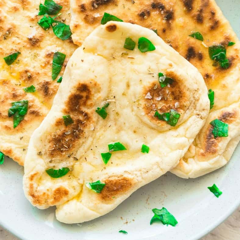 Homemade No Yeast Garlic Butter Naan Recipe Chefdehome Com