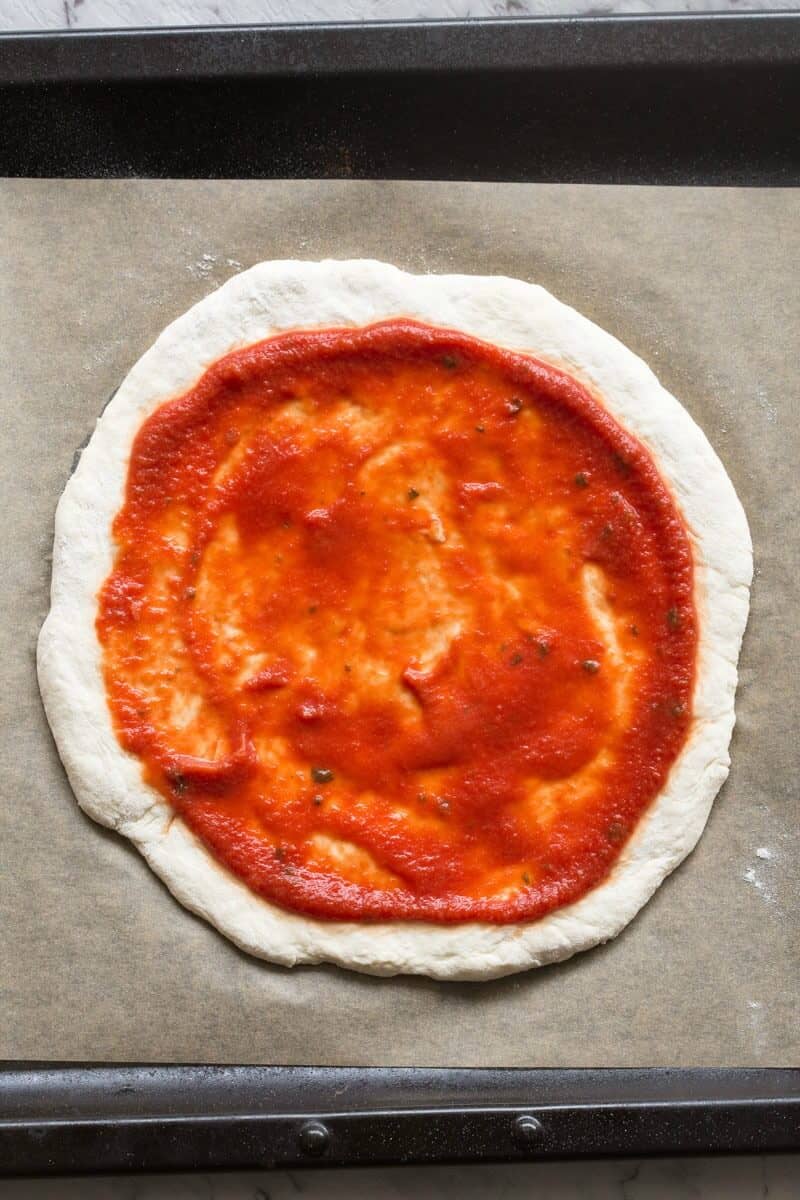 2 Ingredient Pizza Dough- No Yeast! - The Big Man's World