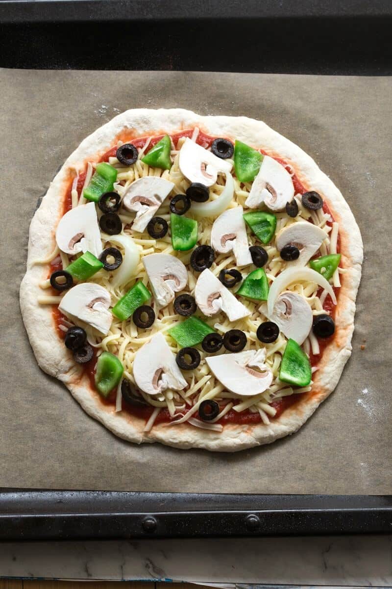 2 ingredient pizza base