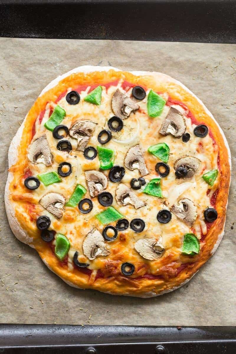 2 Ingredient Dough pizza crust