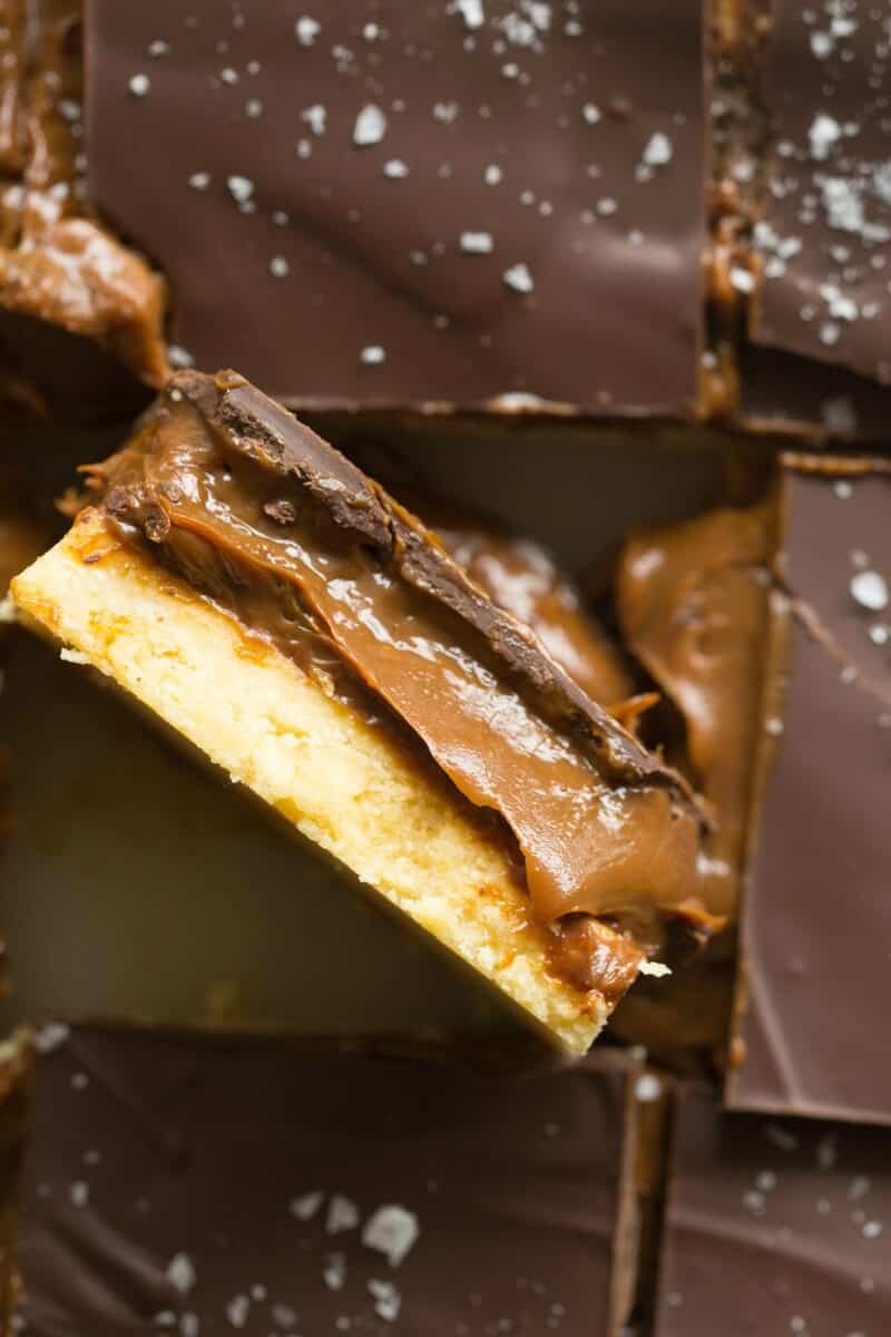 Caramel Shortbread Bars