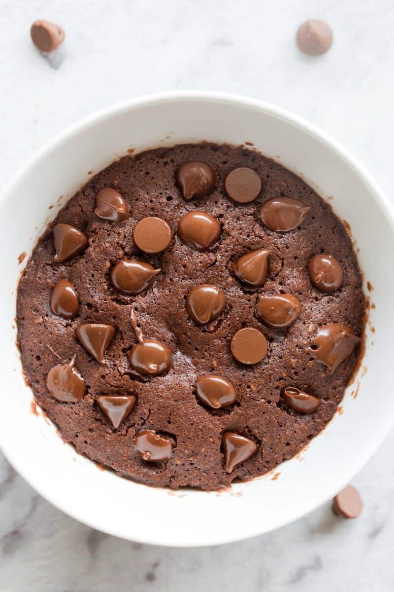one minute chocolate mug cake