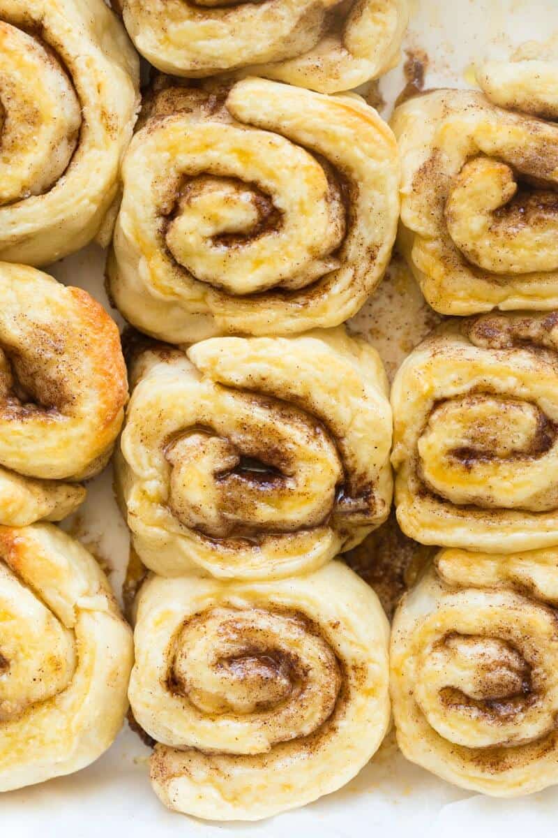 Cinnamon rolls without frosting