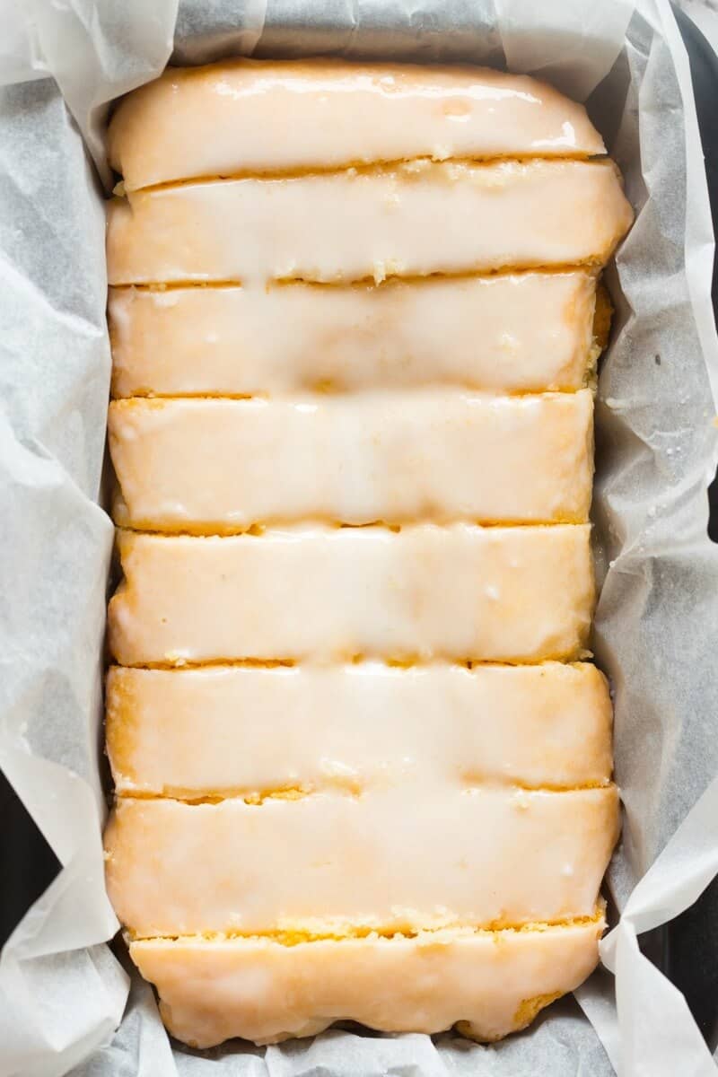 vegan lemon loaf
