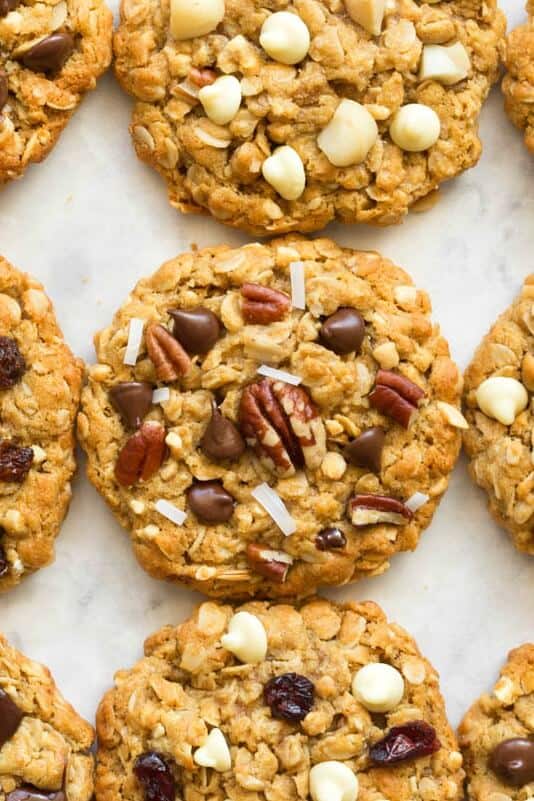 coconut pecan oatmeal cookies