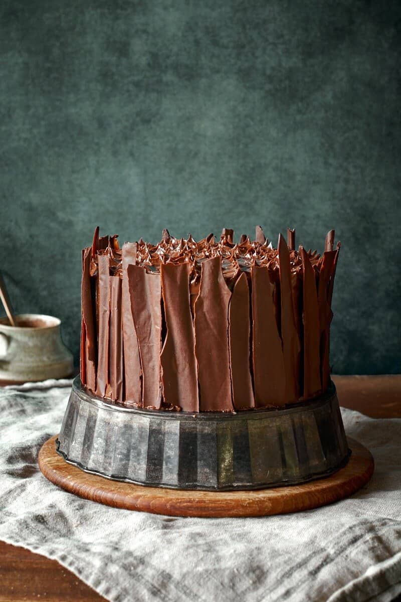 vegan chocolate cake. 