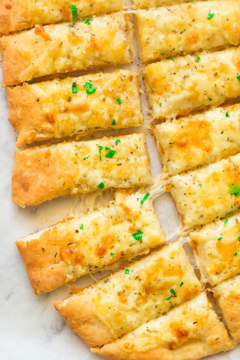 Cheesy Garlic Breadsticks No Yeast The Big Man S World