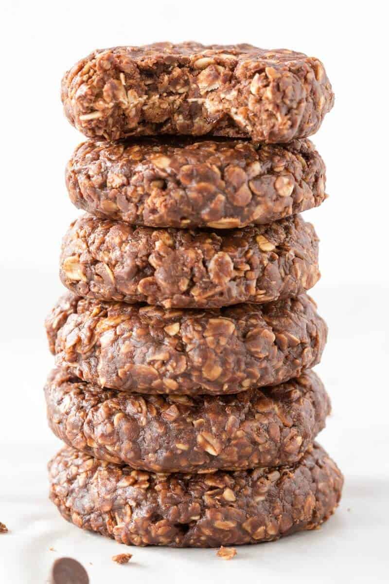 no bake chocolate oatmeal cookies.