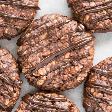 chocolate peanut butter no bake cookies