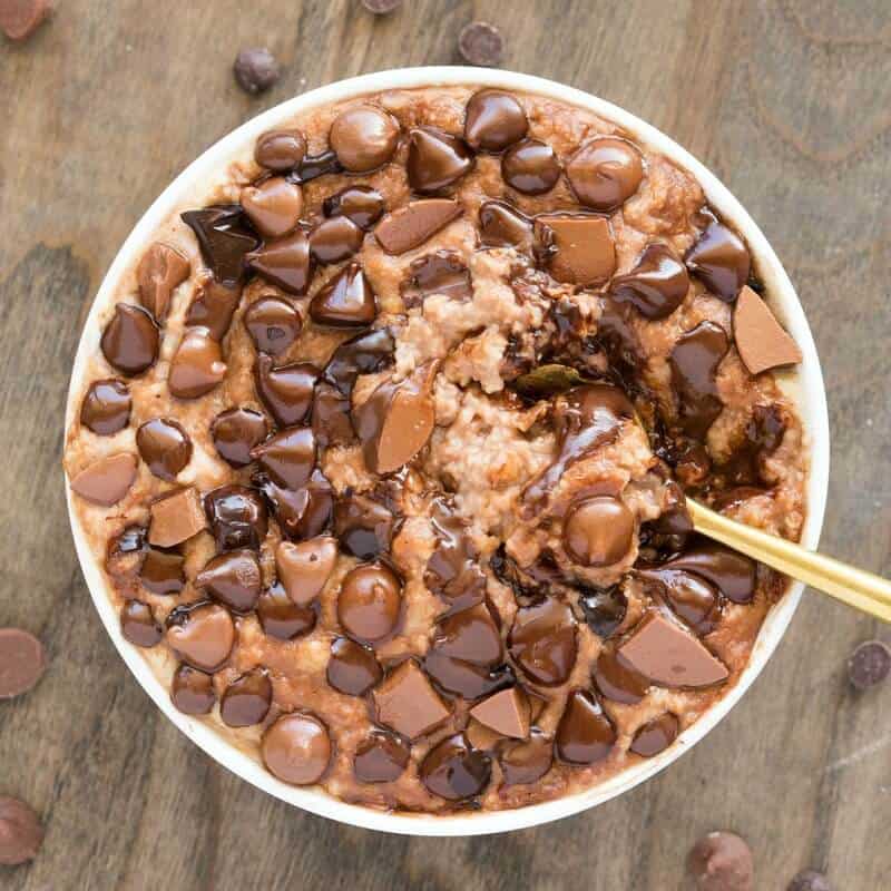 chocolate protein overnight oats