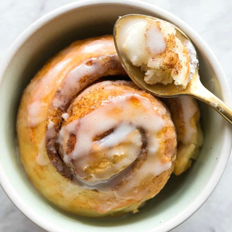 Cinnamon Roll for One