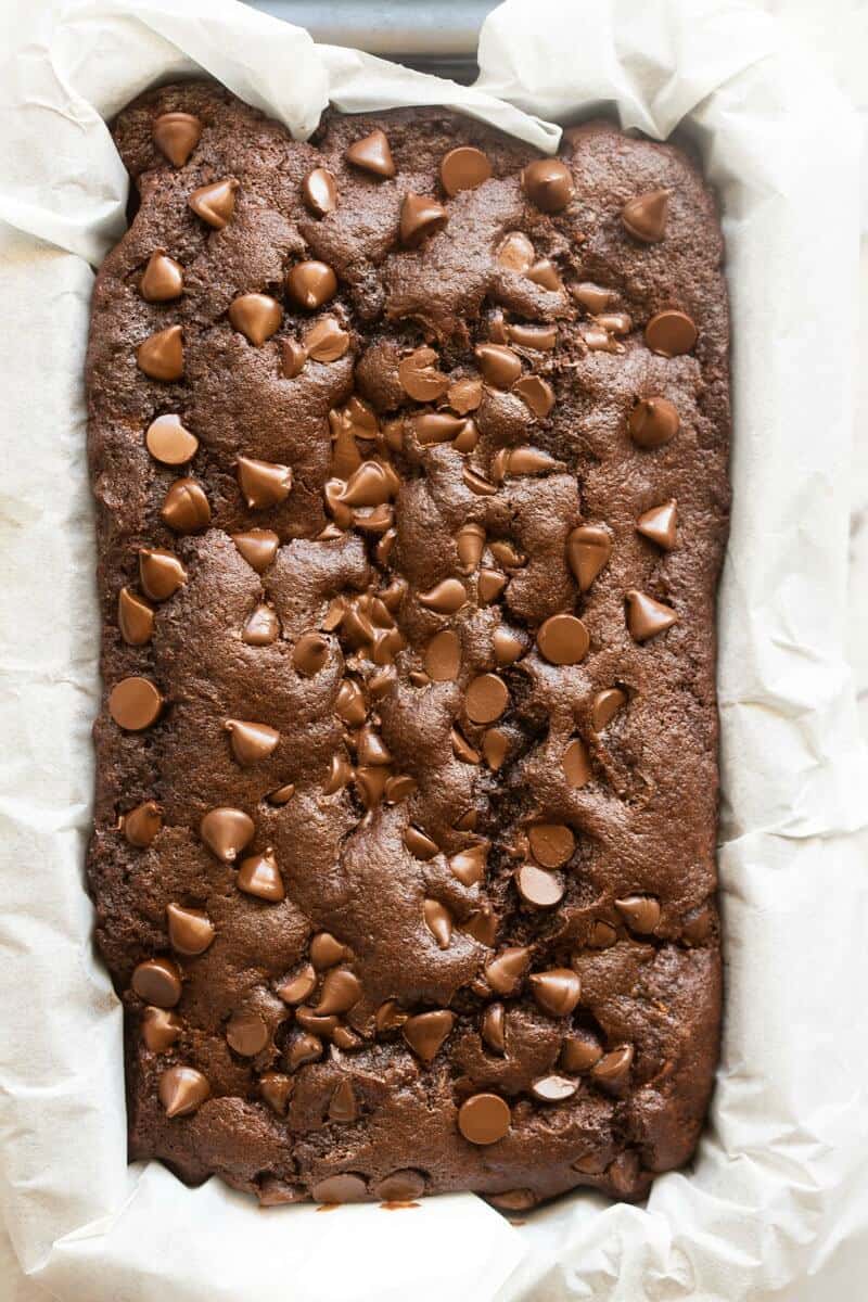 chocolate banana bread.