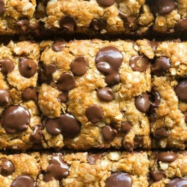 healthy oatmeal cookie bars
