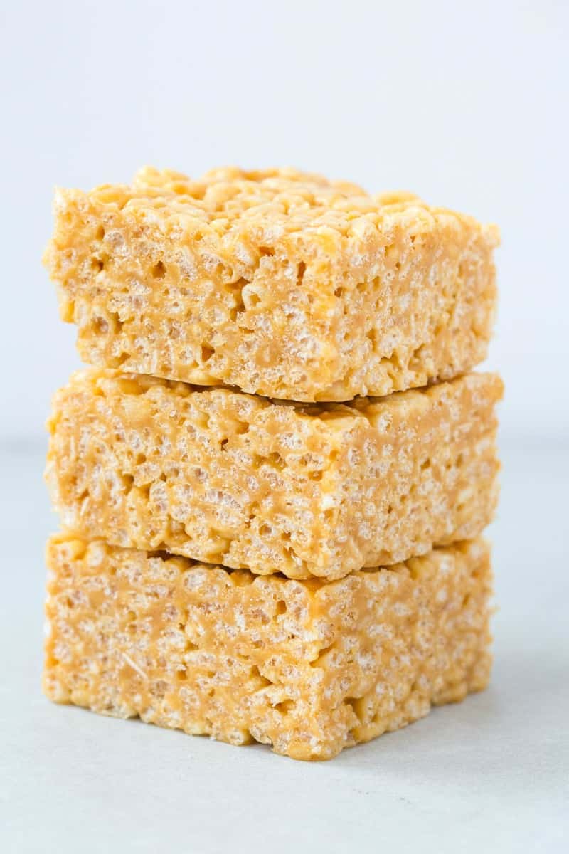 Peanut Butter Rice Crispies Without Marshmallows.