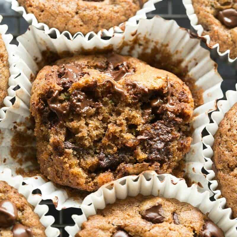 moist zucchini bread muffins