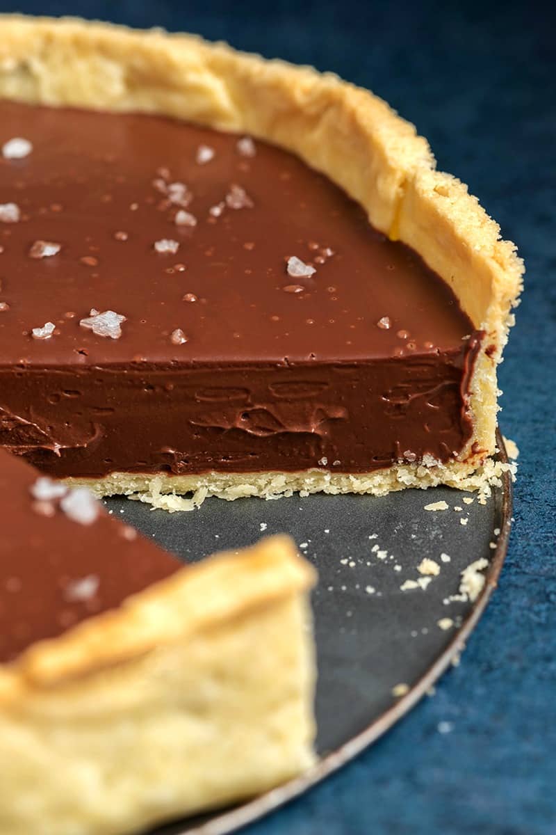 keto chocolate tart