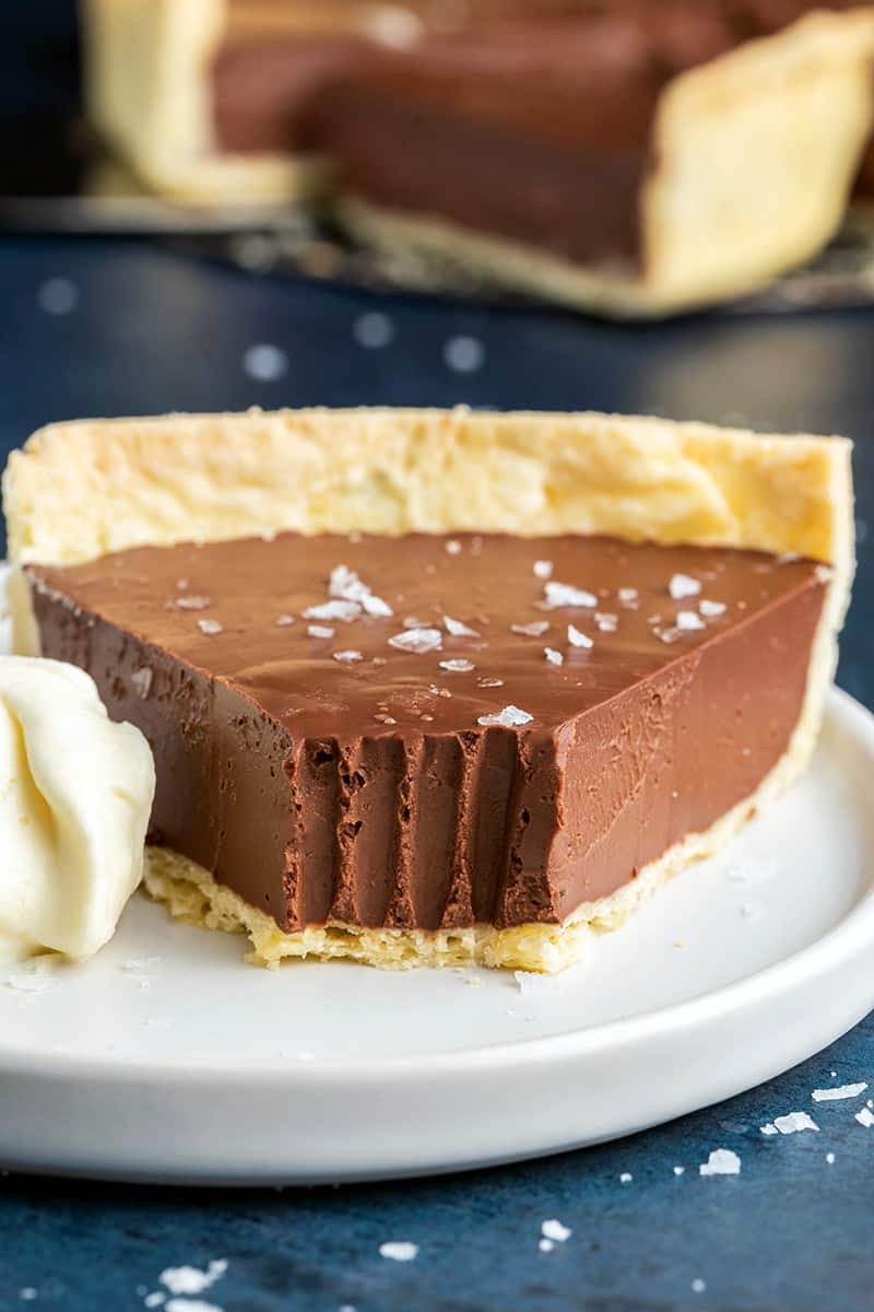 No Bake Chocolate Tart- Just 4 ingredients! - The Big Man's World