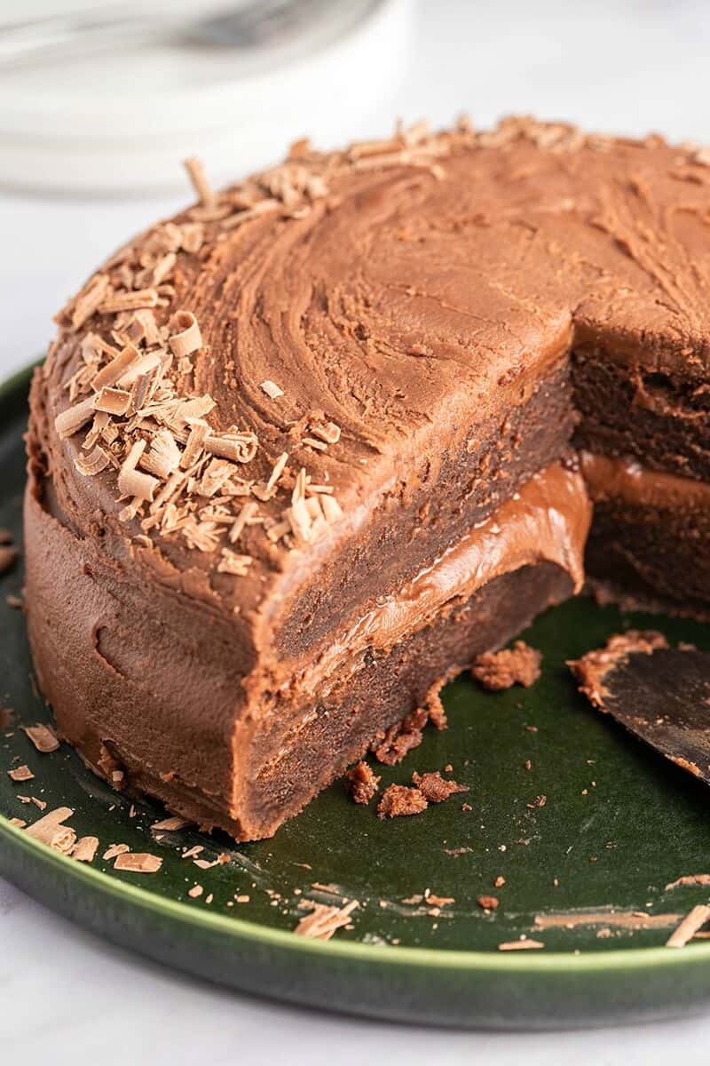 low carb flourless chocolate cake.