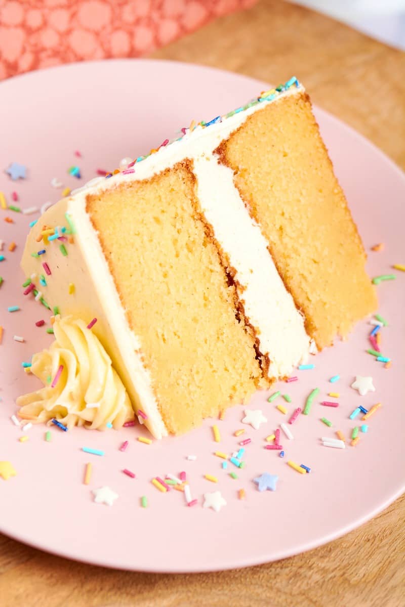 Keto Birthday Cake- The BEST Vanilla Cake - The Big Man's World ®