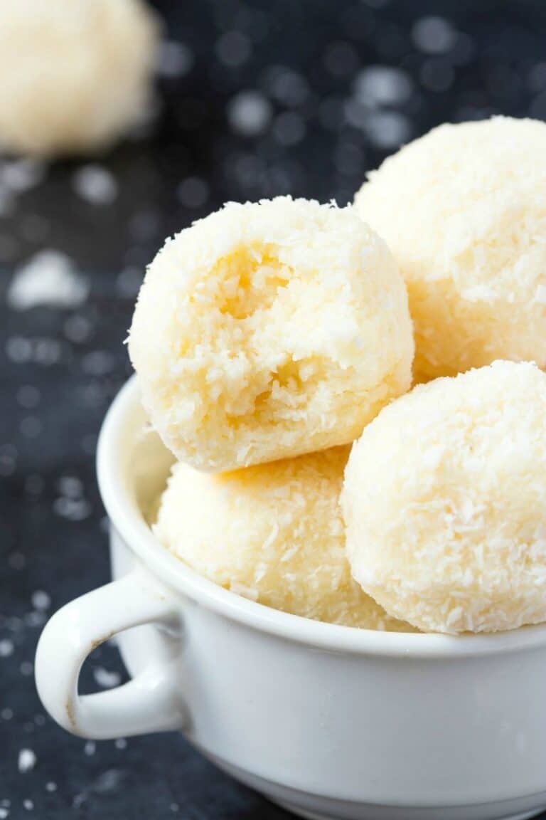 Coconut Balls Just 4 Ingredients! The Big Man's World