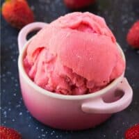 keto strawberry ice cream