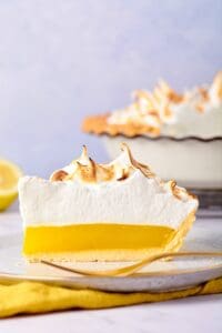 Vegan Lemon Meringue Pie- The BEST lemon pie - The Big Man's World