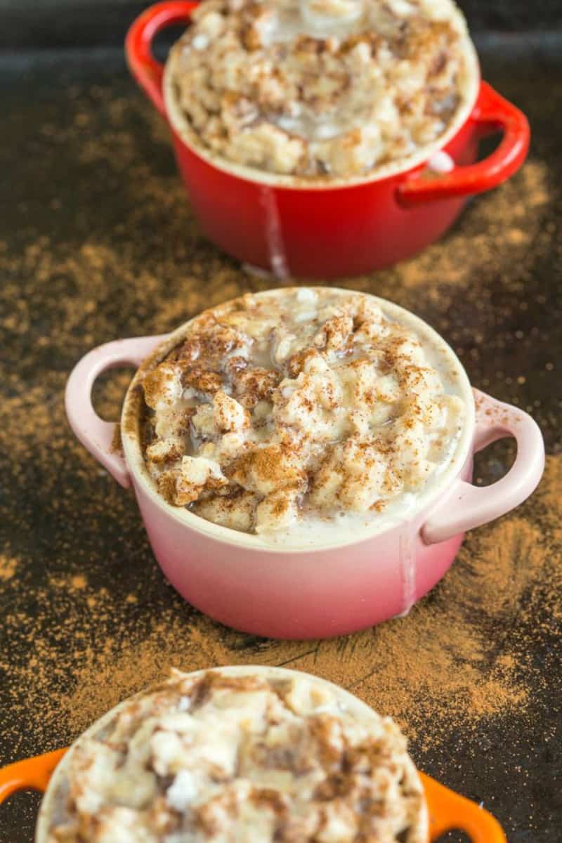 Sticky Cinnamon Roll Oatmeal (Secretly healthy!)- The Big Man's World