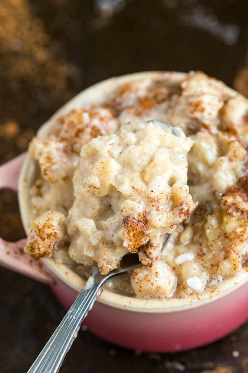 sticky bun oatmeal