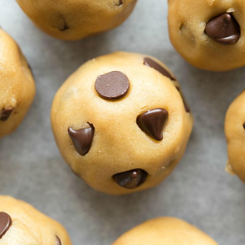 no bake cookie dough bites