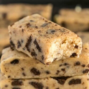 no bake cookies and cream protein bars