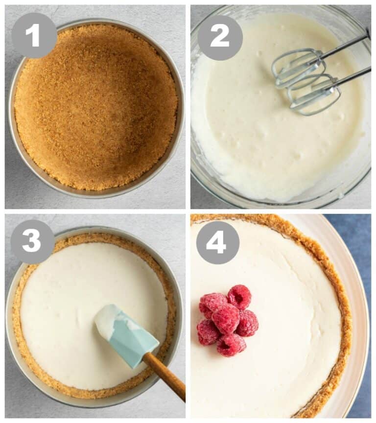 Easy Vegan Cheesecake- NO tofu or nuts! - The Big Man's World