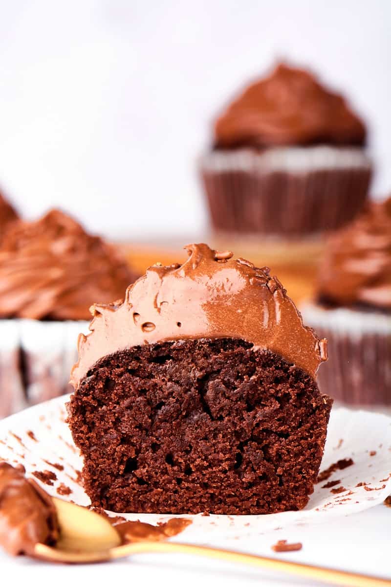  cupcakes au chocolat sans produits laitiers