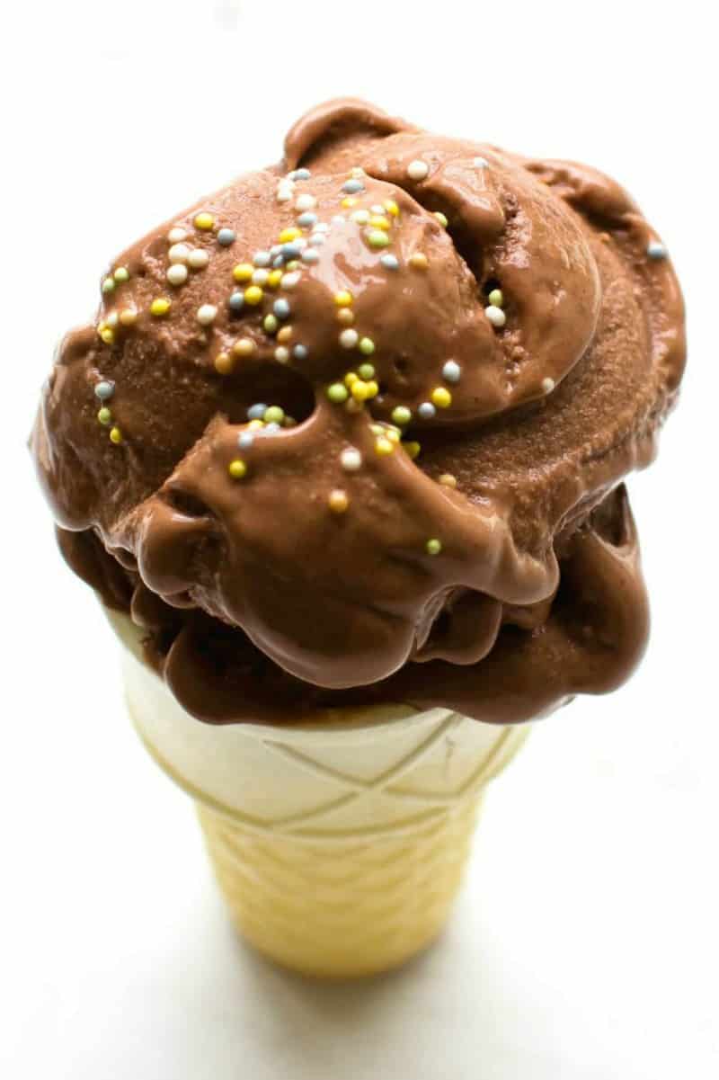 Chocolate Banana Ice Cream (3 Ingredients!) - The Big Man's World